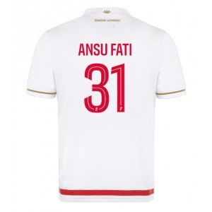 Fotbalové Dres AS Monaco Ansu Fati #31 Domácí Oblečení 2025-26 Krátký Rukáv